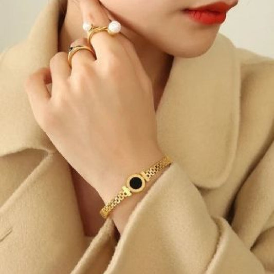 Stainless Steel Clover Karha Bracelet
