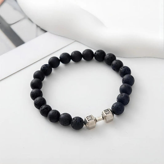 Trendy Bead Dumbell Bracelet