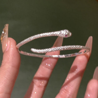 Snake Bangle Bracelet - Snake Cuff Bracelet