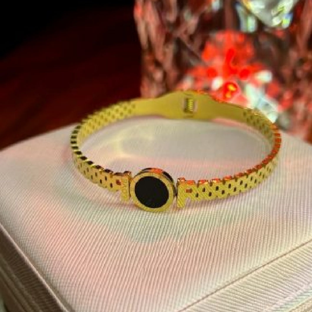 Stainless Steel Clover Karha Bracelet