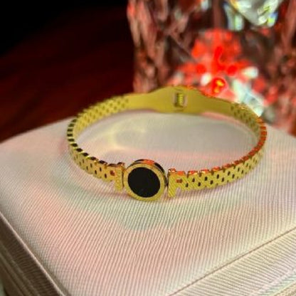 Stainless Steel Clover Karha Bracelet
